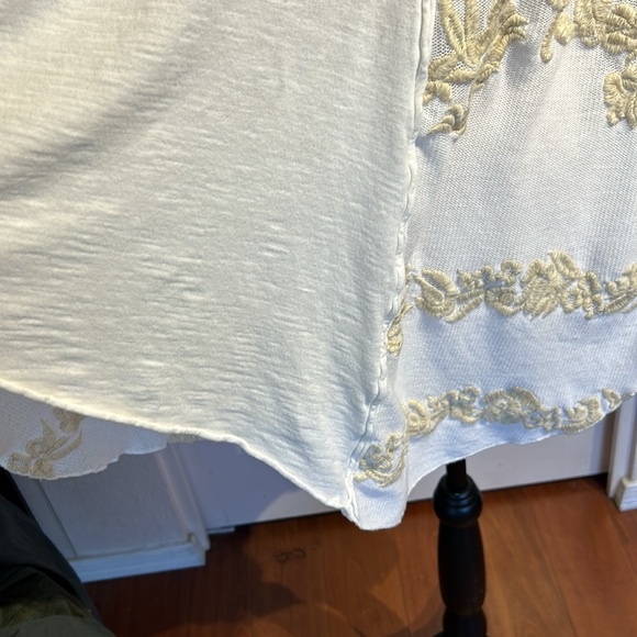 Free People Asymmetric Gauzy Lacey T - Picture 4 of 8